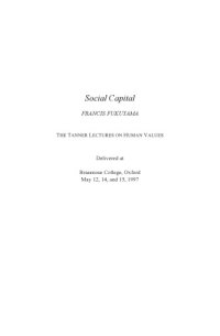 cover of the book Social Capital