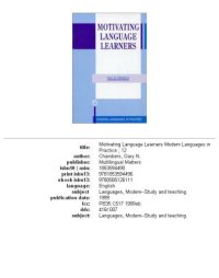 cover of the book Motivating Language Learners