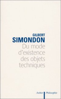 cover of the book Du mode d'existence des objets techniques