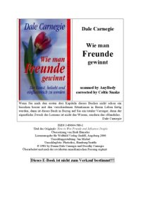 cover of the book Wie man Freunde gewinnt