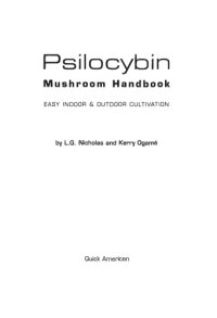 cover of the book Psilocybin Mushroom Handbook: Easy Indoor and Outdoor Cultivation