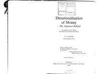 cover of the book Denationalisation of Money - The Argument Refined (Hobart Paper Special)