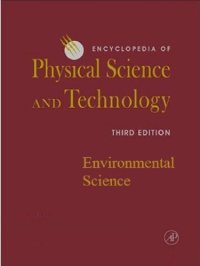 cover of the book Encyclopedia of Physical Science and Technology, 3e, Environmental Science