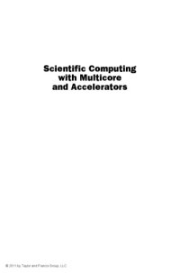 cover of the book Scientific Computing with Multicore and Accelerators (Chapman & Hall CRC Computational Science)