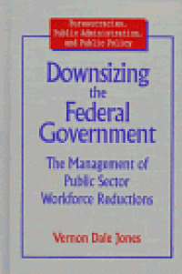 cover of the book Downsizing the Federal Government: The Management of Public Sector Workforce Reductions (Bureaucracies, Public Administration, and Public Policy)