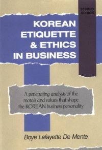 cover of the book Korean Etiquette and Ethics in Business