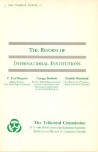 cover of the book The Reform of International Institutions