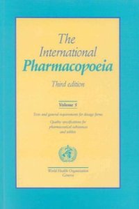 cover of the book The International Pharmacopoeia, Vol. 5  (Third Edition)