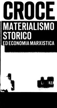 cover of the book Materialismo storico ed economia marxistica