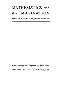 cover of the book Mathematics and the Imagination