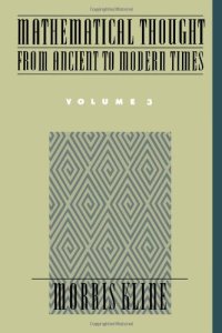 cover of the book Mathematical Thought from Ancient to Modern Times