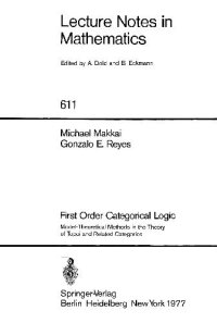 cover of the book First Order Categorical Logic: Model-Theoretical Methods in the Theory of Topoi and Related Categories