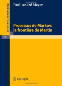 cover of the book Processus de Markov: la frontiere de Martin