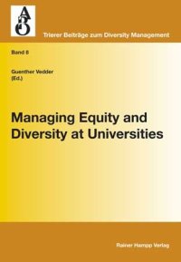 cover of the book Managing Equity and Diversity at Universities