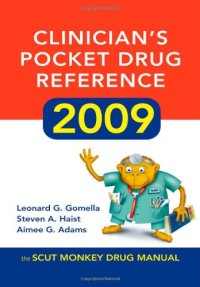 cover of the book Clinician's Pocket Drug Reference 2009