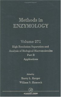 cover of the book Methods in High Resolution Separation and Analysis of Biological Macromolecules: Applications, Part B