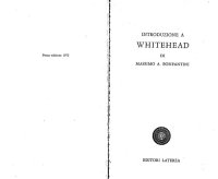 cover of the book Introduzione a Whitehead