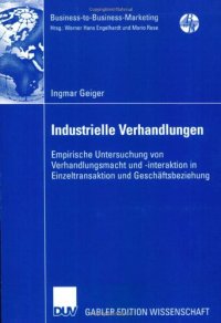 cover of the book Industrielle Verhandlungen  German 