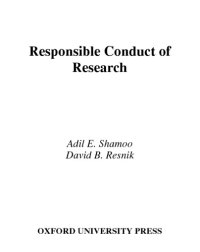 cover of the book Responsible Conduct of Research