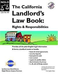 cover of the book The California Landlord's Law Book: Rights and Responsibilities(11th Edition)