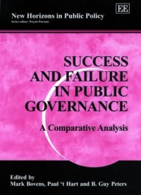 cover of the book Success and Failure in Public Governance: A Comparative Analysis (New Horizons in Public Policy,)