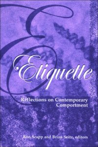 cover of the book Etiquette: Reflections on Contemporary Comportment