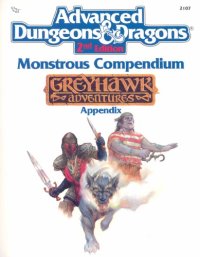 cover of the book Monstrous Compendium: Greyhawk Adventures (Advanced Dungeons and Dragons, Appendix)