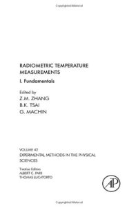 cover of the book Radiometric Temperature Measurements: I. Fundamentals