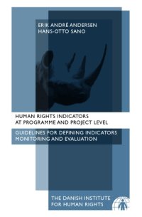 cover of the book Human rights indicators at programme and project level : guidelines for defining indicators, monitoring and evaluation