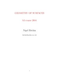 cover of the book Geometry Of Surfaces B3 Course 2004  (Lecture notes)