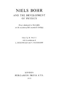 cover of the book Niels Bohr and the development of physics