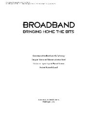 cover of the book Broadband: Bringing Home the Bits