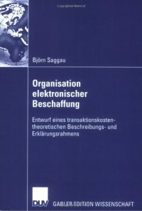 cover of the book Organisation elektronischer Beschaffung