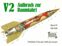 cover of the book V2: Aufbruch zur Raumfahrt (Waffen-Arsenal 92)