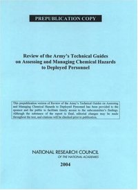 cover of the book Review of the Army's Technical Guides on Assessing and Managing Chemical Hazards to Deployed Personnel