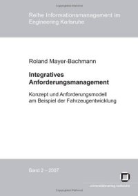 cover of the book Integratives Anforderungsmanagement