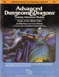 cover of the book Oasis of the White Palm (Advanced Dungeons & Dragons module I4)