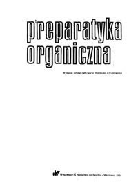 cover of the book Preparatyka organiczna