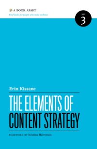 cover of the book The Elements of Content Strategy