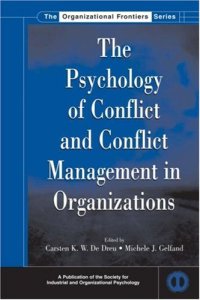 cover of the book The Psychology of Conflict and Conflict Managment in Organizations