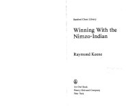 cover of the book Winning With the Nimzo-Indian (Batsford Chess Library)