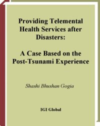 cover of the book Providing Telemental Health Services after Disasters: A Case Based on the Post-Tsunami Experience