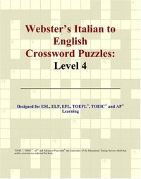 cover of the book Webster's Italian to English Crossword Puzzles: Level 4