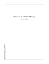 cover of the book Principles of External Auditing