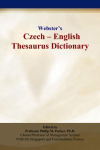 cover of the book Websters Czech - English Thesaurus Dictionary