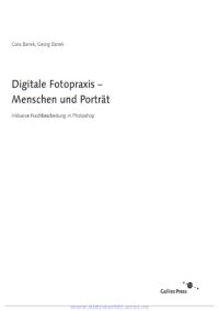 cover of the book Digitale Fotopraxis: Menschen & Porträt: Inklusive Nachbearbeitung mit Photoshop