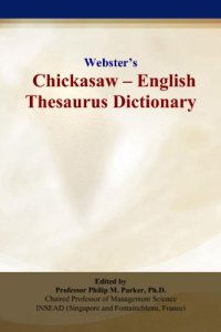 cover of the book Webster’s Chickasaw - English Thesaurus Dictionary