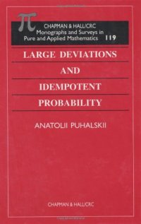 cover of the book Large Deviations and Idempotent Probability