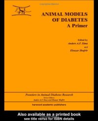 cover of the book Animal Models in Diabetes: A Primer (Frontiers in Animal Diabetes Research)