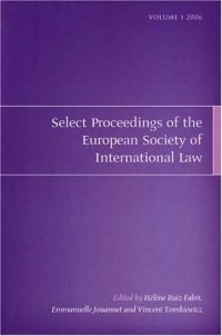 cover of the book Select Proceedings of the European Society of International Law: 2006